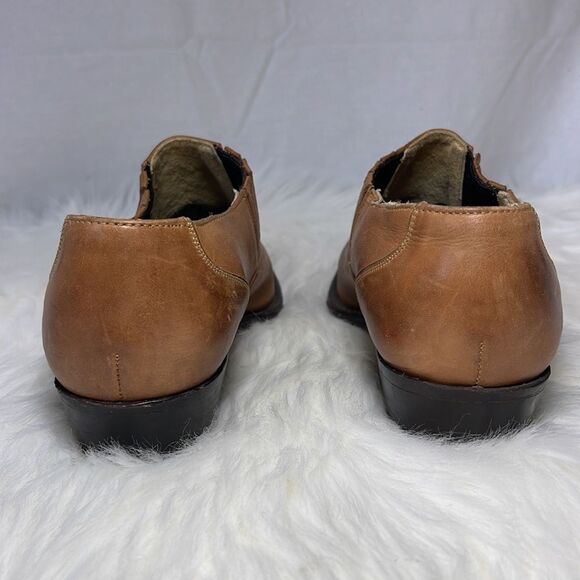 Seychelles Vintage Tan Leather Western Cowboy Style Booties Sz 6 - Picture 3 of 7